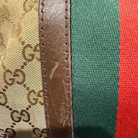 Authentic Gucci Ophidia medium bag top handles and leather strap - Picture 14 of 14
